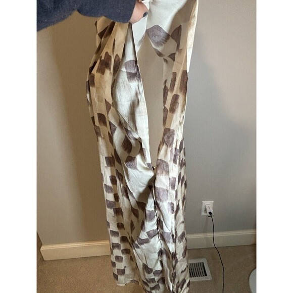 Grade + Gather - Satin Check Boxy Dress Wisteria Size Medium - Picture 4 of 9